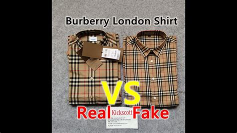 real vs fake burberry shirt|do all burberry buttons say.